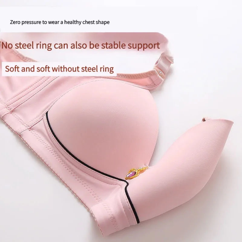 Glossy Large Cup Wireless Bra